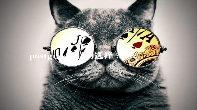 postgres集群的选择?
